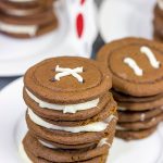 These Gingerbread Button Cookies are a fun way to add a twist to the holiday cookie tray!