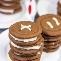 These Gingerbread Button Cookies are a fun way to add a twist to the holiday cookie tray!