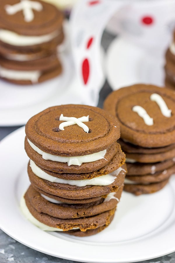 These Gingerbread Button Cookies are a fun way to add a twist to the holiday cookie tray!