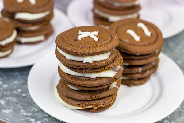 These Gingerbread Button Cookies are a fun way to add a twist to the holiday cookie tray!