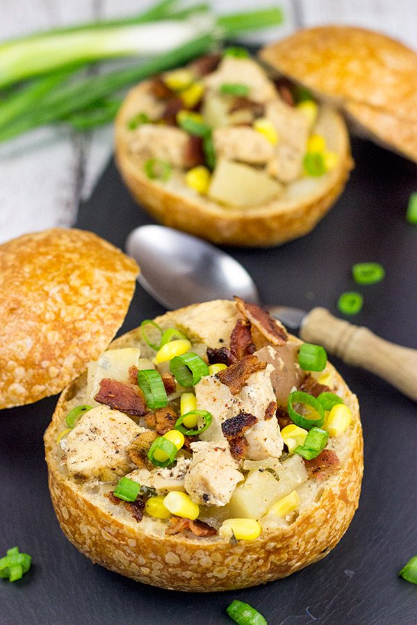 As we head into the cold days of winter, let's warm up with a batch of this tasty Slow Cooker Chicken Corn Chowder!