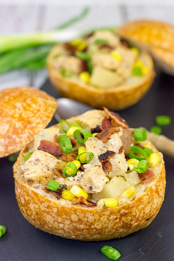 As we head into the cold days of winter, let's warm up with a batch of this tasty Slow Cooker Chicken Corn Chowder! As we head into the cold days of winter, let's warm up with a batch of this tasty Slow Cooker Chicken Corn Chowder!