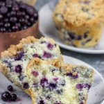 Blueberry Streusel Muffins are a classic weekend breakfast in our house.  These muffins are filled with blueberries and topped with a cinnamon + sugar streusel...and they're delicious!