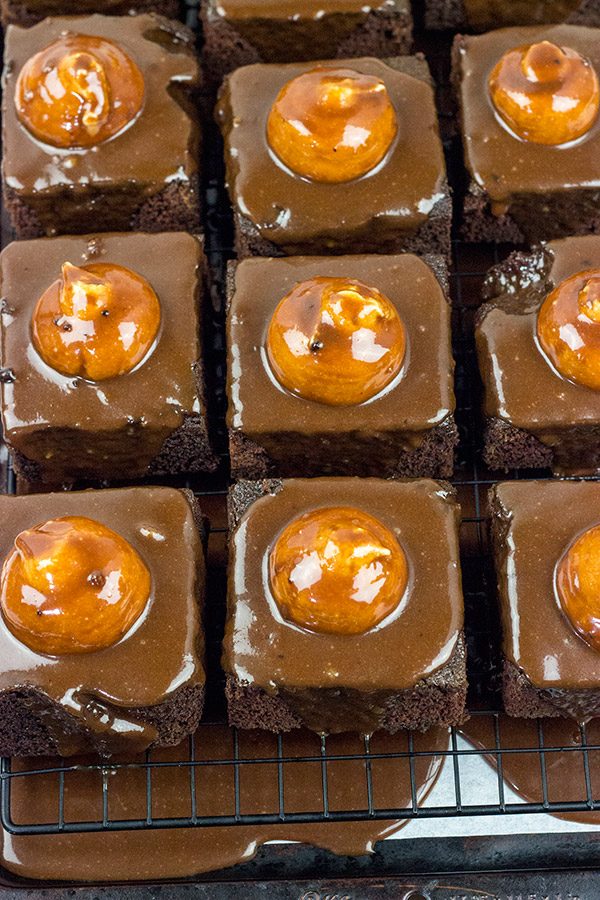 These Chocolate Marshmallow Radio Bars feature a chocolate cake base topped with a scoop of marshmallow buttercream...oh yeah, and then they're covered in a chocolate glaze!