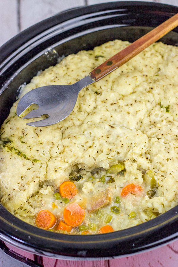 These Slow Cooker Chicken and Dumplings are the very definition of winter comfort food!  This recipe is sure to keep you warm on the cold winter nights ahead.