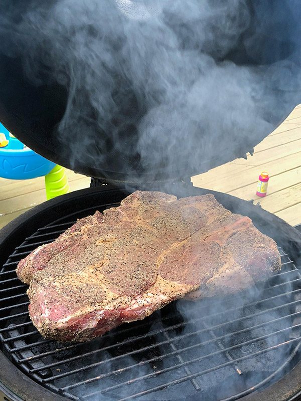 Smoked Beef Chuck Roll