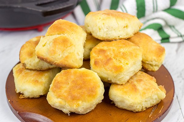 These Cast Iron Buttermilk Biscuits are perfect for a cold, winter morning! Buttery, flaky and delicious...and they only take about 30 minutes!