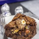 Filled with a layer of hazelnut cheesecake and topped with chopped Baci, these Chocolate Hazelnut Cheesecake Brownies are a great way to celebrate National Chocolate Day!