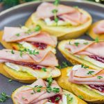 Looking for a fun way to elevate your holiday appetizers?  These Ham, Brie and Cranberry Crostini are layered with tasty flavors, and they're a cinch to make!