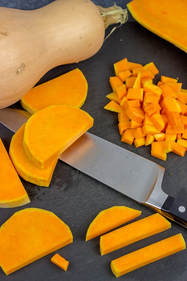Shake off the cold weather with a batch of this Butternut Squash Risotto with Sweet Apple Chicken Sausage!