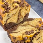 Can't decide between chocolate and peanut butter?  Go with both!  This swirled Chocolate Peanut Butter Bread is a fun and tasty recipe!
