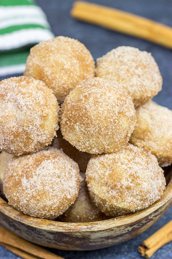 These Cinnamon Sugar Donut Muffins are an easy and delicious recipe...and they're the perfect size for popping into your mouth!