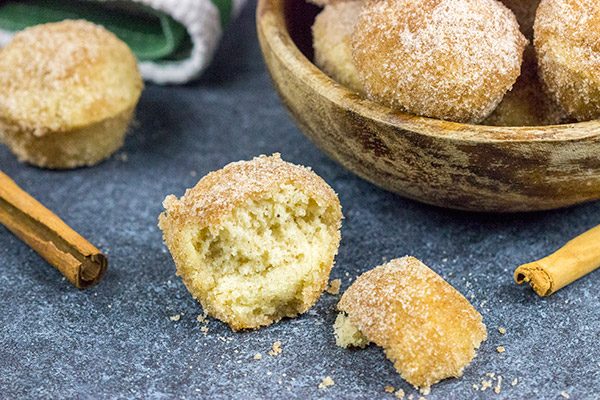These Cinnamon Sugar Donut Muffins are an easy and delicious recipe...and they're the perfect size for popping into your mouth!