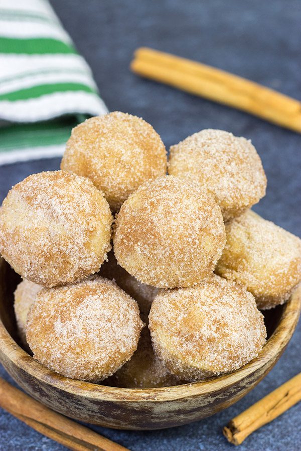 These Cinnamon Sugar Donut Muffins are an easy and delicious recipe...and they're the perfect size for popping into your mouth!