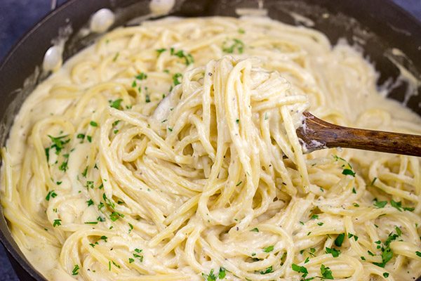 Cooked Creamy Garlic Parmesan Sauce