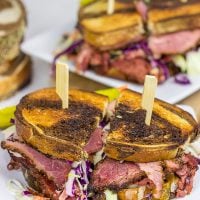 St. Patrick's Day is the perfect time to make Homemade Pastrami! Just grab some corned beef from the store, toss it on the smoker and *boom* Homemade Pastrami!