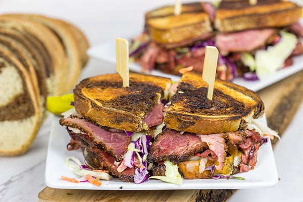 St. Patrick's Day is the perfect time to make Homemade Pastrami!  Just grab some corned beef from the store, toss it on the smoker and *boom* Homemade Pastrami!