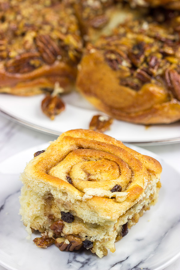 Arguably the predecessor of American cinnamon buns, Schnecken are a German pastry topped with a gooey, honey pecan mixture...and they're delicious!