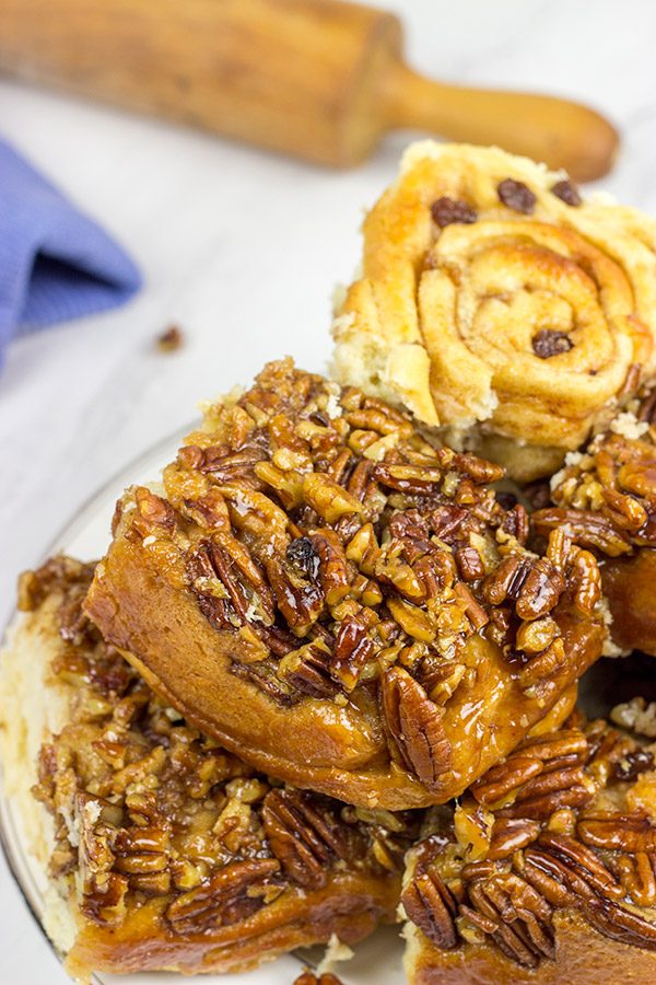 Arguably the predecessor of American cinnamon buns, Schnecken are a German pastry topped with a gooey, honey pecan mixture...and they're delicious!