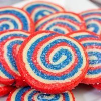 These Red White and Blue Cookies are a fun way to celebrate the 4th of July! These cookies are a fun twist on the classic sugar cookie, and they're quite tasty!