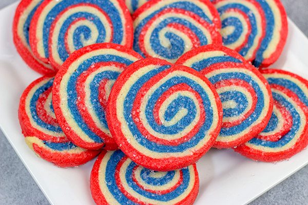 These Red White and Blue Cookies are a fun way to celebrate the 4th of July! These cookies are a fun twist on the classic sugar cookie, and they're quite tasty!