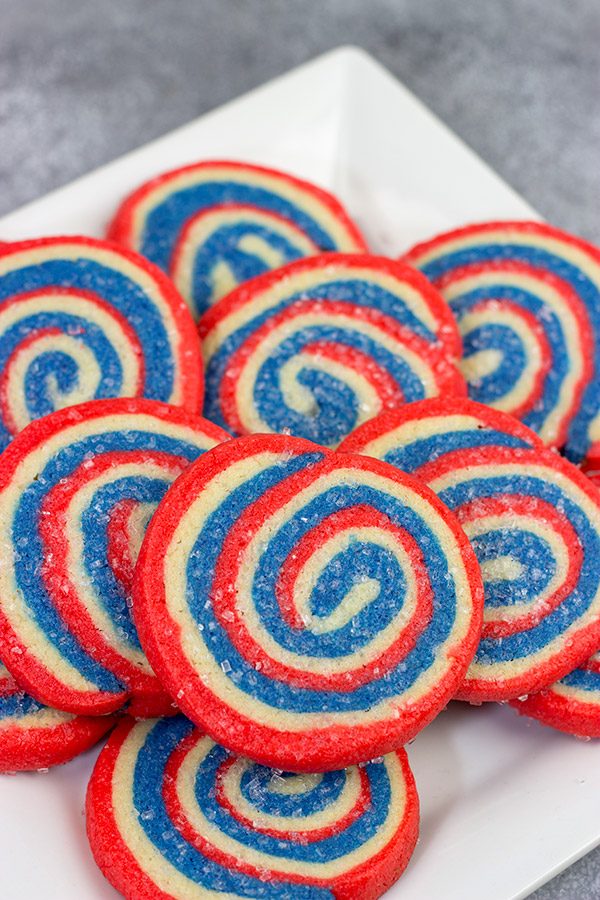 These Red White and Blue Cookies are a fun way to celebrate the 4th of July! These cookies are a fun twist on the classic sugar cookie, and they're quite tasty!