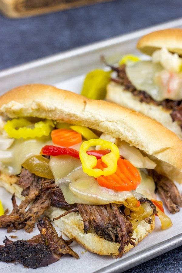 Starting with a classic chuck roast, these Slow Cooker Italian Beef Sandwiches make for an easy and delicious comfort food meal!