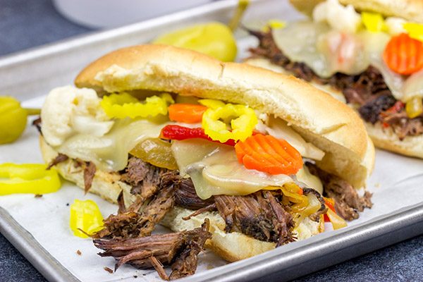 Starting with a classic chuck roast, these Slow Cooker Italian Beef Sandwiches make for an easy and delicious comfort food meal!