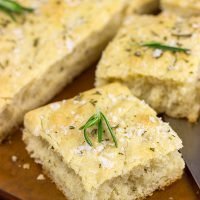 This Rosemary Focaccia is a classic Italian-style bread. The generous amount of olive oil leads to a wonderfully golden and flaky crust on this bread. Yum!