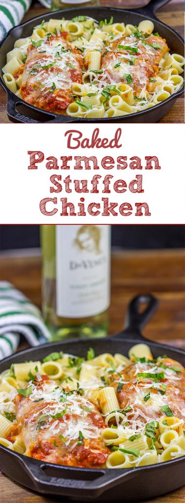 Stuffed with melty cheese, this Baked Parmesan Stuffed Chicken is a twist on the Italian classic...and it can be ready in 30 minutes!