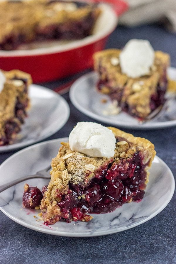 Cherry Crumb Pie