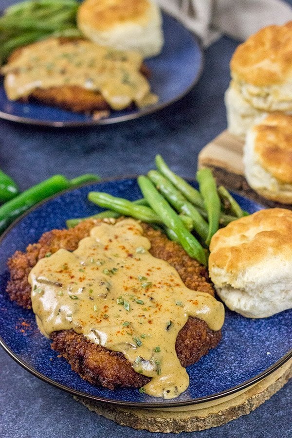 Chicken Fried Steak is a classic comfort food! Jalapeno Bacon Gravy takes this one to a whole new level of deliciousness!