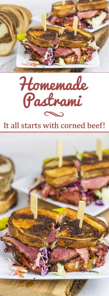 St. Patrick's Day is the perfect time to make Homemade Pastrami! Just grab some corned beef from the store, toss it on the smoker and *boom* Homemade Pastrami!