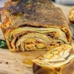 This Italian Lasagna Bread is a fun crossover between bread and pasta!  Crispy like flatbread on the outside, chewy like pasta on the inside...and 100% delicious!