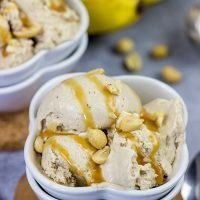 It's hard to beat creamy ice cream on a hot summer day. Cool off with a batch of this Peanut Butter Banana Ice Cream!