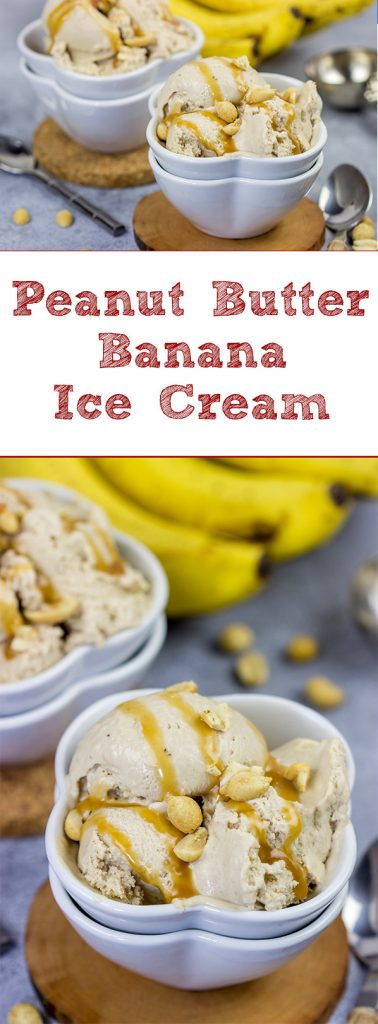 It's hard to beat creamy ice cream on a hot summer day. Cool off with a batch of this Peanut Butter Banana Ice Cream!