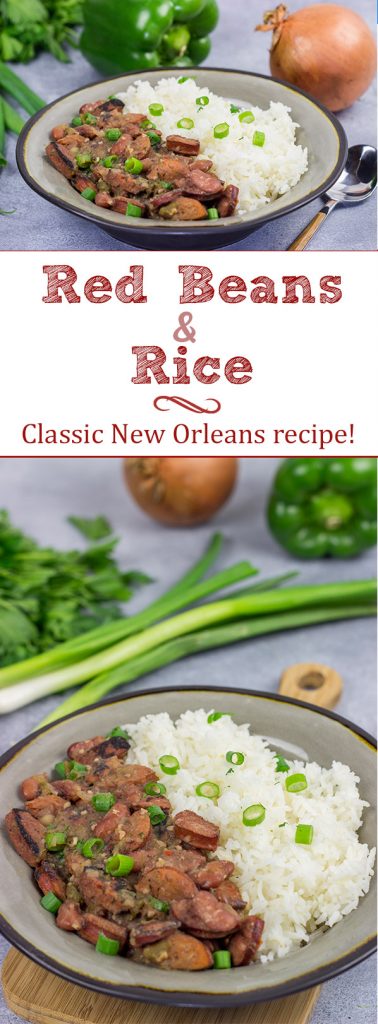 Chase the Monday blues away! Bring the flavor of New Orleans into your kitchen with a batch of this classic Red Beans and Rice!
