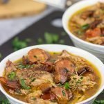 With it's origins in the French countryside, this Slow Cooker Cassoulet is a classic comfort food meal that'll keep your belly warm on the chilly nights ahead!