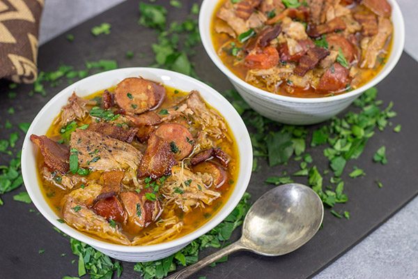 With it's origins in the French countryside, this Slow Cooker Cassoulet is a classic comfort food meal that'll keep your belly warm on the chilly nights ahead!