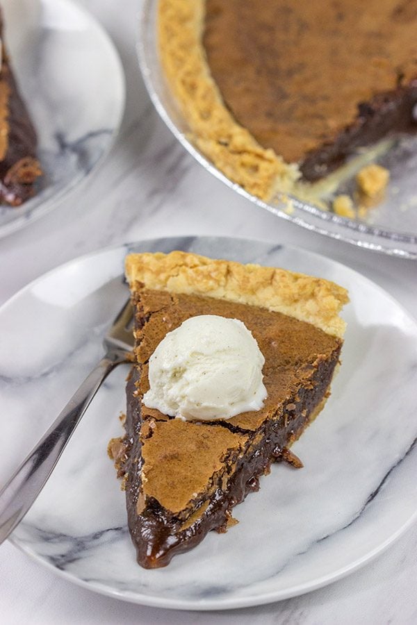 Served either warm or cold, this Chocolate Chess Pie will be an instant family favorite!