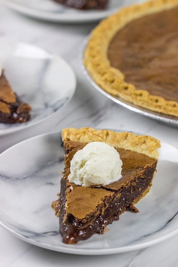 Served either warm or cold, this Chocolate Chess Pie will be an instant family favorite!