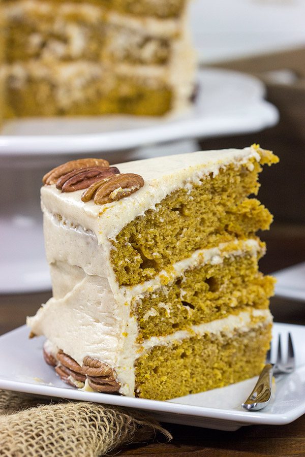 Packed with pumpkin and plenty of Autumn spices, this Pumpkin Spice Cake with Cream Cheese Frosting is a tasty way to celebrate the season!