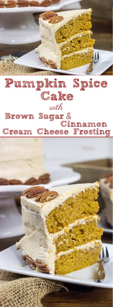 Packed with pumpkin and plenty of Autumn spices, this Pumpkin Spice Cake with Cream Cheese Frosting is a tasty way to celebrate the season!