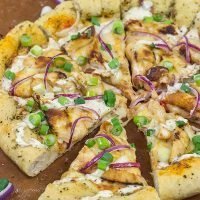 Mix up pizza night with a batch of Alabama White BBQ Sauce! This Alabama Style BBQ Chicken Pizza is a delicious combination of flavors!