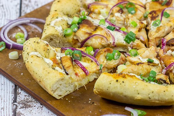 Mix up pizza night with a batch of Alabama White BBQ Sauce!  This Alabama Style BBQ Chicken Pizza is a delicious combination of flavors!