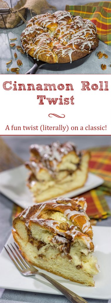 This Cinnamon Roll Twist is a fun twist - literally - a classic breakfast recipe!