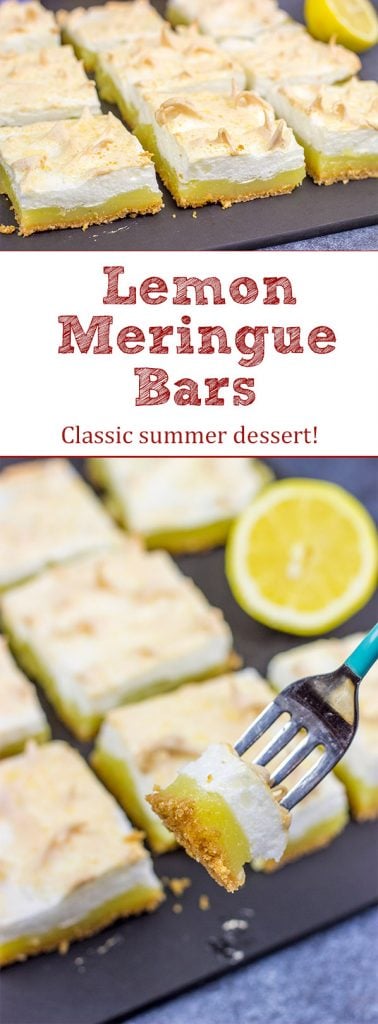 When life gives you lemons...make Lemon Meringue Bars! These bars are a classic summer dessert. Grab some lemons and make a batch this weekend!