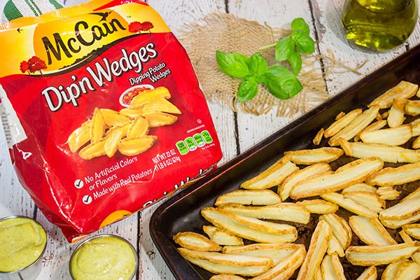 This Garlic Pesto Aioli makes for an excellent fry dipping sauce...and it's ready in less than 5 minutes!