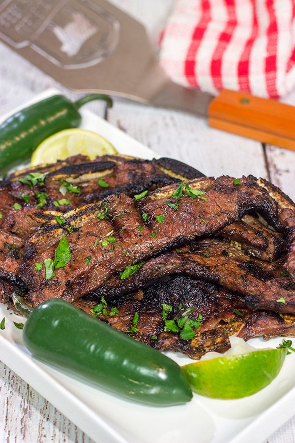 Add a new twist to the grill with these Grilled Beef Flanken Ribs!  They're kinda like the beef version of chicken wings!