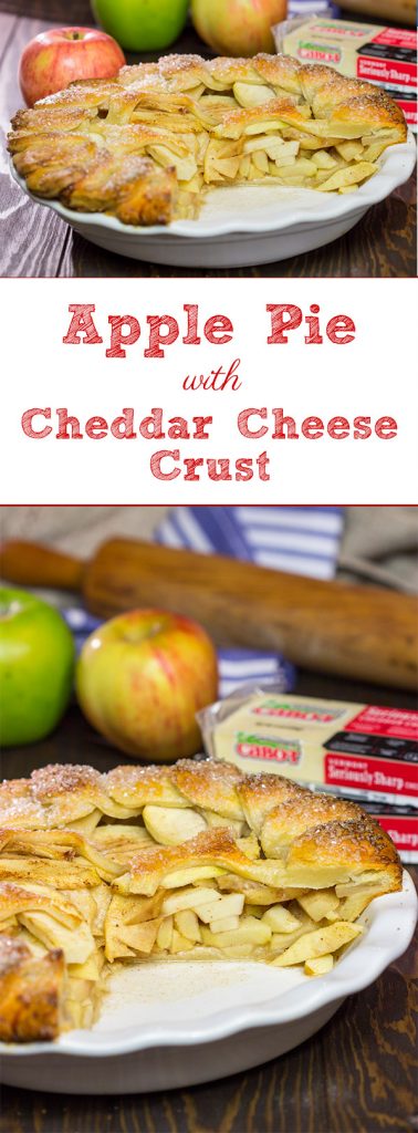 Combining sweet and savory, this Apple Pie with Cheddar Cheese Crust is a unique (and delicious!) dessert for Autumn!